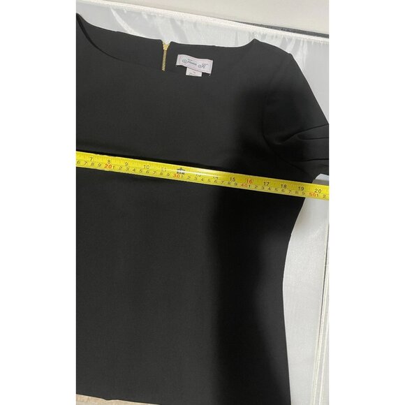 Jessica H Black Bell Sleeve Dress Size 14 94% Polyester 6% Spandex - Picture 14 of 16